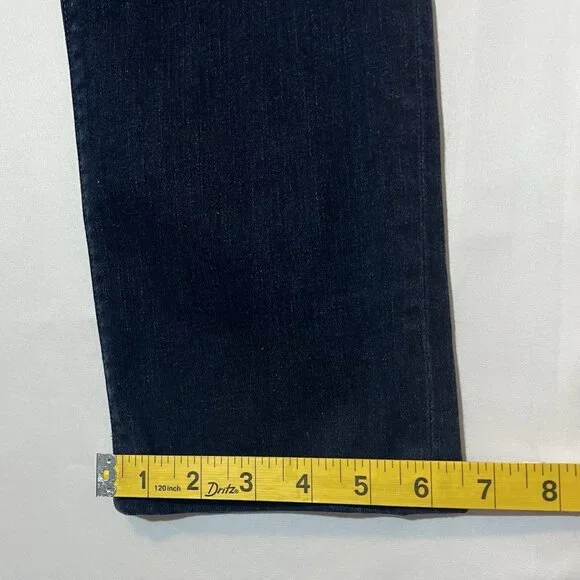 Madewell women’s Blue jeans Size 26 Rail Straight Low Rise Zipper Pockets - Picture 10 of 16